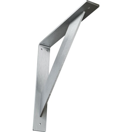 Ekena Millwork Traditional Steel Bracket, Unfinished 2"W x 14"D x 14"H BKTM02X14X14TRCRS